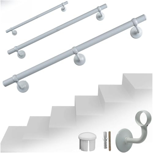Parpyon® Corrimano a muro Scala Tubo passamano Prodotto 100% Italiano Fissaggio a parete