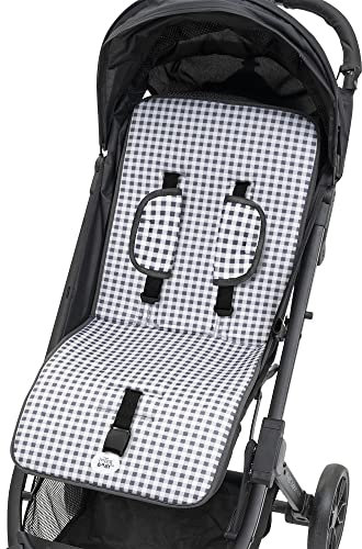 Colchoneta Transpirable Universal Silleta paseo verano (Vichy Gris)