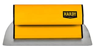 HARDY WORKING TOOLS Gipsspachtel 25 cm - Flächenspachtel aus Rostfreiem Stahl - Spachtel Werkzeug - Japanspachtel - Wandwerkzeuge - Malerspachtel - Profi Fassadenspachtel zum Spachteln, Verputzen