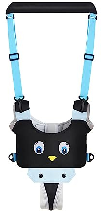 Aiuto per camminare per bambini, regolabile, traspirante, per bambini da 8 a 27 mesi