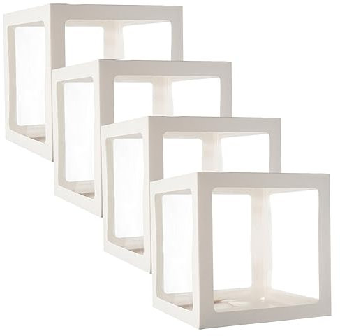 ifundom 4stücke Quadrate Ballonboxen Aus Hochzeiten Und Geburtstage Party-dekoration Mit Ballonbox-dekorationen Und Gastgeschenken