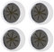 ZEACCT 4 Soportes para Paños de Cocina Autoadhesivos, Cuelga Trapos Cocina, Soportes para Toallas de Té, Ganchos Redondos para Paños de Cocina, para Baño, Cocina y Hogar, Sin Taladrar
