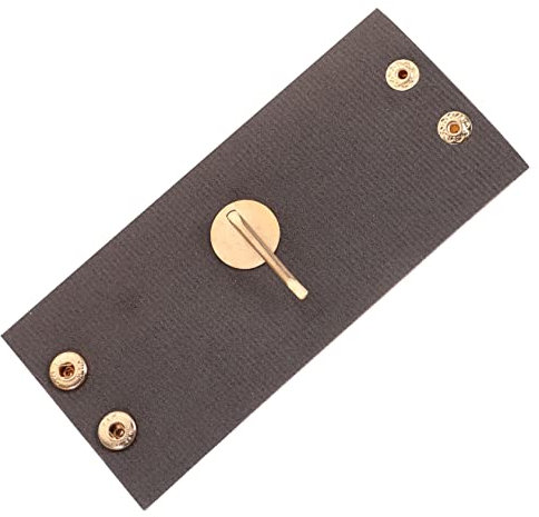 Elastische Haargummis für Frauen, Pu Leder, Geflochten, Kaffee