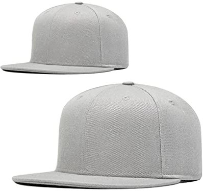 Vater Sohn Mütze,2 Stück Hellgrau Verstellbare Snapback Cap,Für Vater und Sohn Wenn Sie Spazieren Gehen Gemeinsam Fahrrad Fahren Ans Meer Gehen Und Reisen