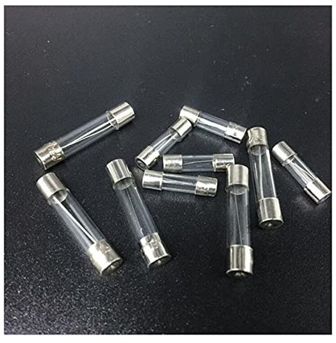 Sicherungen, Sicherungen Sortiment Kits, Sicherungen 10 Stück Set Glassicherung 5x20mm Schnell Durchbrennender Glasrohrsicherung Sortiment Kits Schnell Durchbrennen Glassicherungen 0.5A 1A 2A 3A 5A 8A