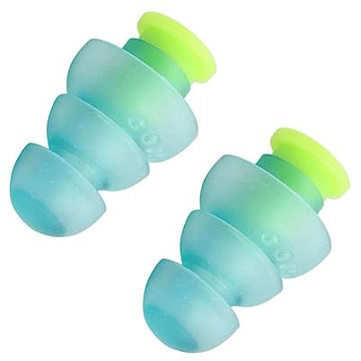 HAPINARY 1 Pair Boxed Earplugs for Woman Reusable Hearing Protection Noise Cancelling Earplugs for DJ Sleep Blue