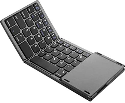 Gadpiparty Clavier Pliable Ultra-Mince avec Touchpad pour Et Smartphones Clavier sans Fil Portable