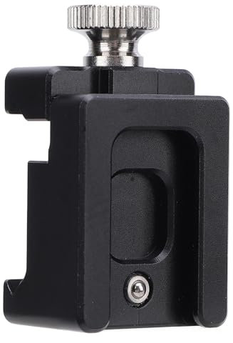 Quick Release NATO Rail Clamp, Aluminum Alloy Adjustable NATO Lock Clamp with Cold Shoe Mount for Ronin RSC 2 RS 3 Stabilizer Flash Light Microphone Camera Cage Rig