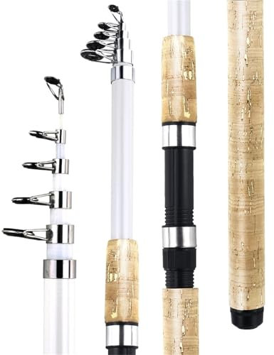 EKalgretrA Stipprute Meer Teleskop Rock Angelrute Karpfen Feeder Pole Ultra Langlebig Tragbare Carbon Faser 2,1 M 2,4 M 2,7 M 3,0 M 3,6 M Teleskopangel(3.6 m)