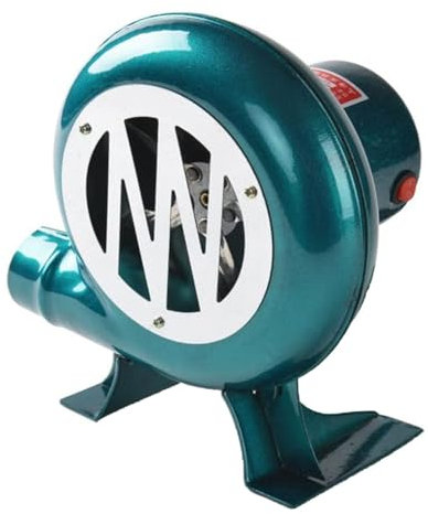 Soplador De Aire Eléctrico Centrífugo - Turbina Soplador De Castillos Hinchables, Parrilla del Encendedor del Carbón De La Fan, Excitador De Llama De Arranque De Fuego De Parrilla(100W)