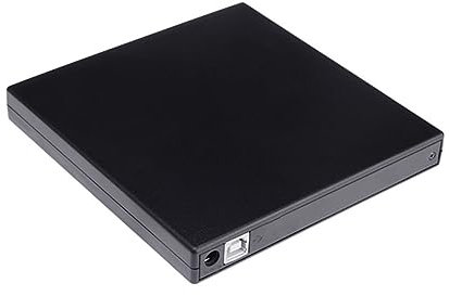 Uonlytech Masterizzatore Cd Dvd Esterno Usb Portatile e Compatto Compatibile Con e Legge e Scrive Cd Dvd Nero