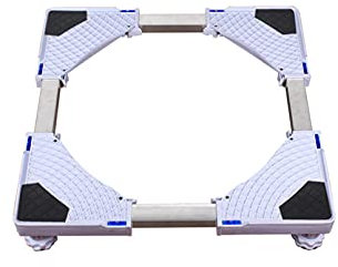 Adjustable Washing Machine Stand Multifunctional Base 47-70cm Dryer & Refrigerator Holder Supports Vertical AC Units & Plants Heavy-Duty Washer Pedestal.