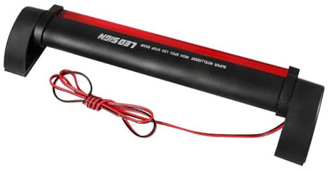 Tercera Luz de Stop Led,Tercera Luz De Freno 3ª Barra de luces de freno for coche, lámpara de señal de estacionamiento trasera, luz de advertencia de parada de montaje alto Universal, color rojo, 12V(