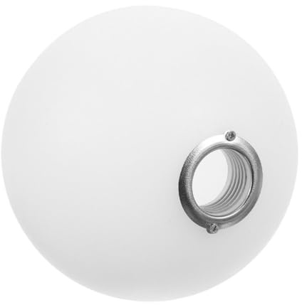 DIYEAH Lámpara de Esfera Acrílica con Pantalla Esmerilada Cubierta Blanca Resistente Golpes Diseño Moderno para Sala y Hotel Iluminación Cómoda y Fácil Reemplazo