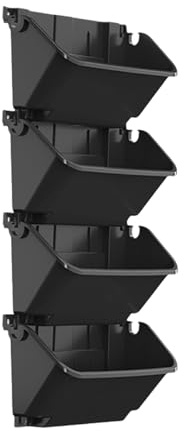 Jardinera vertical de pared de jardín con función de autoservicio para interiores y exteriores, maceta modular de jardín de pared