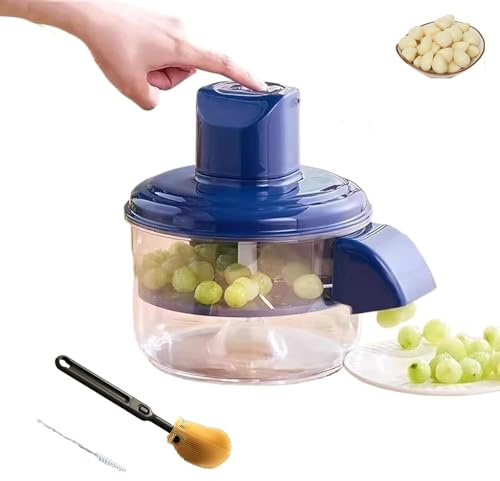 Peladores De Uvas Eléctricos, Peladore De Ajos Y Peladores Automáticos Inalámbricos Para Frutas Pequeñas En La Cocina (Azul, Práctico)