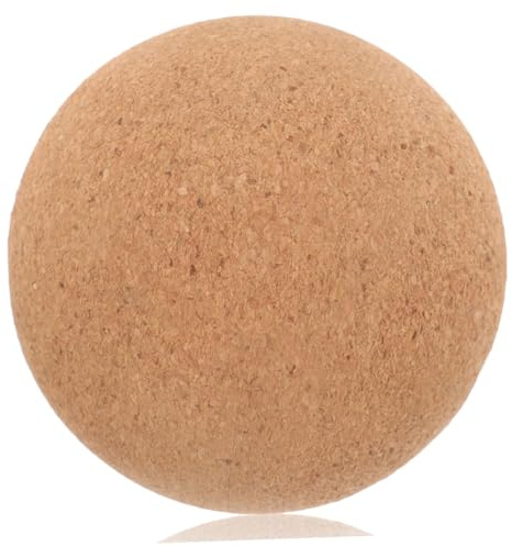 CLISPEED Pelota de Masaje de Corcho Pelota de Yoga para Liberación Accesorio de Fitness para Masaje de Espalda y Cuello para Yoga y Ejercicios de Estiramiento