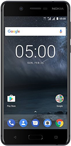 Nokia 5 - Dual SIM - Smartphone Débloqué 4G (Ecran : 5,2 pouces IPS LCD - format 16:9 - 2Go RAM - 16Go stockage + extension SD 128Go - Android)