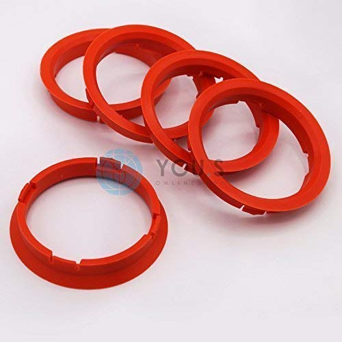 5 x ZENTRIERRINGE DISTANZRING für ALUFELGEN FZ25 74,1-66,6 mm CMS, DBV, Proline Wheels, Schmidt Revolution