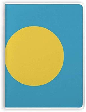 Diario de cubierta suave para cuaderno con símbolo de país, de la bandera nacional de Palau
