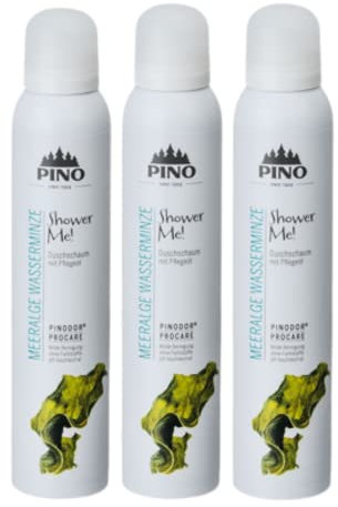 Pino Shower Me Duschschaum Meeralge Wasserminze 3 x 200 ml