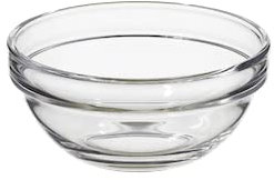 METRO Professional Ciotola in vetro, Ø 10 cm, impilabile, 6 unità