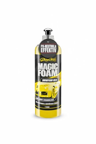 ShinyChiefs MAGIC FOAM GELBER SCHAUM - Farbiges Autoshampoo - 500ml | zur intensiven Vorwäsche - Autoschaum mit starker Reinigungskraft - Lackschonender Schaumreiniger, pH-neutral