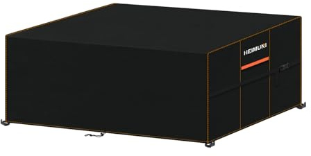 HEIMUNI Gartenmöbel Abdeckung Wasserdicht Abdeckplane Gartenmöbel | Abdeckhaube Gartentisch Schutzhülle Gartenmöbel Tisch Abdeckplane, Schutzhülle für Loungemöbel Sitzgruppe 160x90x75cm
