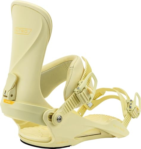 Nitro Cosmic, Attacco per Snowboard Donna, Light Lemon(26), S/M