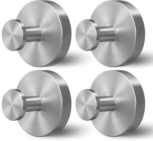WingWider Shower Hooks for Inside Shower,Suction Cup Hooks for Glass Window,Removable Towel Hooks for Bathrooms,4 Packs(Silver)