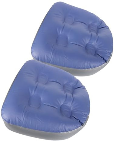 Ipetboom 2 Stück Aufblasbares Badewannenkissen Mit Saugnäpfen Tragbares Sitzkissen Für Spa Und Badebereich Ergonomisches Und Kompaktes Design Anpassbare Inflation Für Individuellen