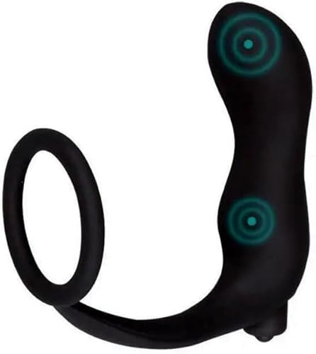 Vibrating Cock Ring & Butt Anal Plug Prostate Massager for Male Female Gay Sex Toys P Spot G Spot for Men Women Couples