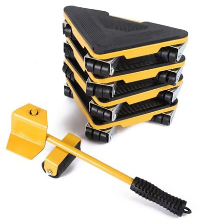 Transportador de Mobiliario con Ruedas, Elevador de Carga