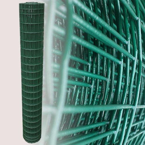 Valla de tela metálica de 25 metros, valla de alambre verde, altura 200 cm, ancho de malla de 5 x 10 cm, valla de jardín