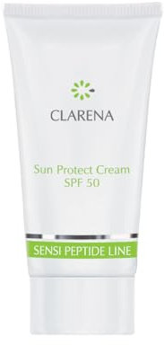 Clarena - Gesichts Sonnencreme 50 SPF 30 ml - Sonnenschutz Creme Gesicht - Sunscreen Face SPF 50 - Suncream mit Joghurt und Lotusextrakt - Tagescreme mit lsf 50 - Vegan Sun Cream