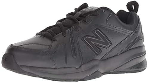 New Balance Men's 608 V5 Casual Comfort Cross Trainer, Black/Black, 9 X-Wide