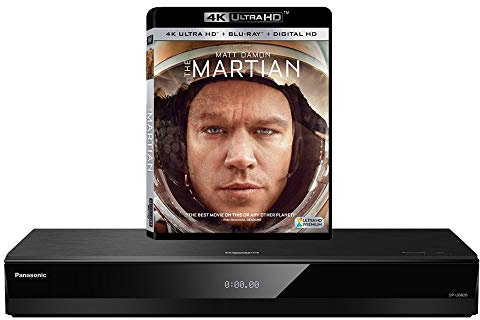 Panasonic DP-UB820 MULTIREGION for DVD Blu-ray Player Bundle with The Martian Ultra HD 4K Blu-ray Disc