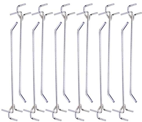 DOITOOL Lot De 40 Crochets Pour Panneau Perforé Crochets Triangulaires À Trois Branches Pour Rangement Sans Perçage Ni Outil Pour Porte Salle De Bain Cuisine Placard Bureau
