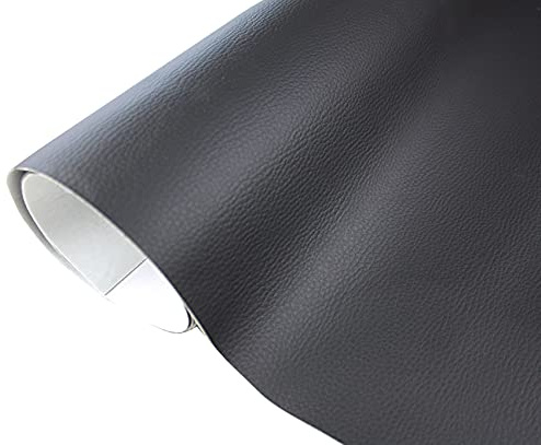 Kunstleder Flicken Selbstklebend Lederreparatur - Schwarz (300x140cm)