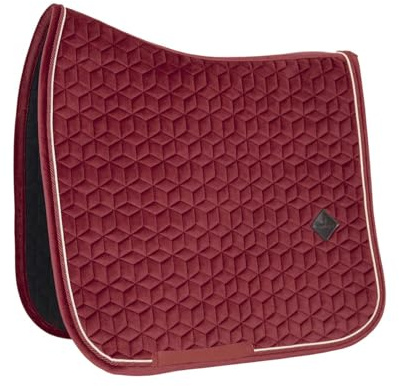 Kentucky Satteldecke - Bordeaux Samt - Satteldecke Dressur