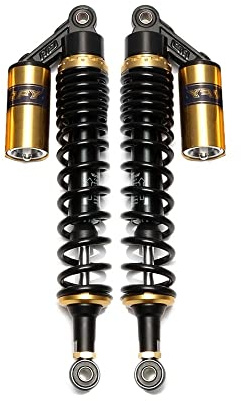 Ammortizzatori Per Moto Universale 400mm 15 3/4quot;Ammortizzatore ad aria for moto Sospensione posteriore Quad Scooter Dirt Bike Protezione dalla caduta del motore Ammortizzatore (Color : 4)