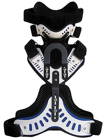 SFKLYU Orthèse De Soutien du Dos De La Poitrine du Cou De La Tête Orthèse Thoracique Cervicale, Correcteur De Posture du Dos Thoracique pour Post-Traumatique, Fractures Chirurgicales,B