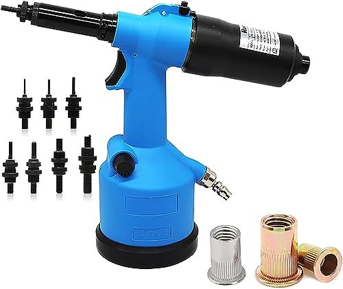HACSYP Air tools, Industrial Automatic Rivet Nut Gun, Hydraulic Pneumatic Riveter Tool, Setting Kit Riveting, Used in Decoration, Automobile Manufacturing, Containers