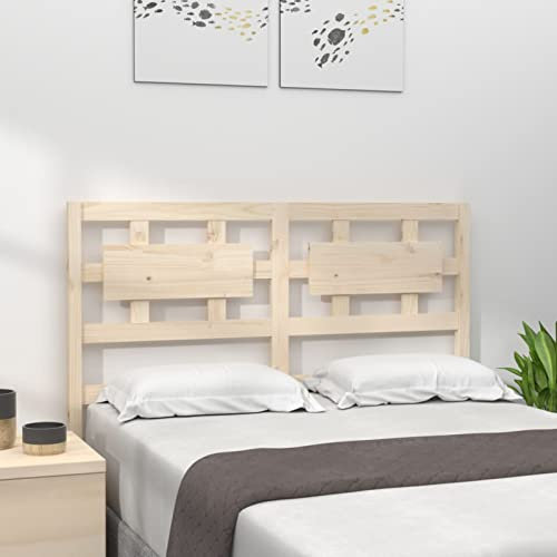 GuyAna Kopfteil Wandkissen Bett 205,5x4x100 cm Massivholz Kiefer Bett RüCkenlehne
