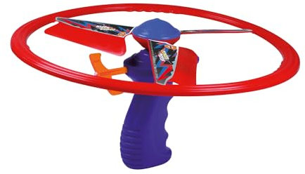 Günther Flugspiele 1646 - Propeller Spielzeug Power Spin, ca. Ø 26,5 cm, Fliegender Rotor mit Boomerang-Effekt, für Kinder ab 6 Jahren, inkl. Schnellstarter