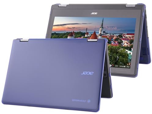 mCover Funda rígida solo compatible con computadoras portátiles 2 en 1 Acer Chromebook Spin 511 R756T Series 2023 ~ 2024 de 11.6 pulgadas (no compatible con ningún otro modelo Acer), color azul