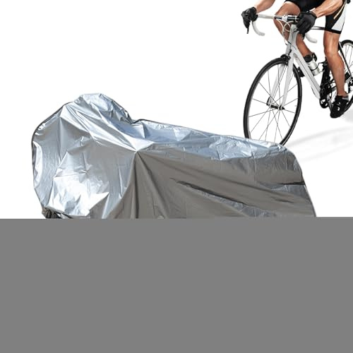 Chaies Copertura antipioggia per bici da montagna, Copertura protettiva per bici da strada | Copertura antipolvere per protezione solare Cycle - Telo copribici impermeabile da esterno per bici,