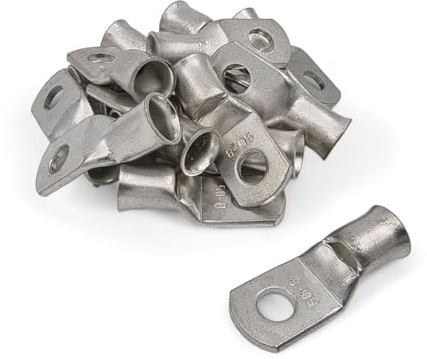 10 Pack of Copper Tube Cable Lugs Welding Crimp Battery Starter Terminals 6mm to 240mm (50mm² x 10mm)