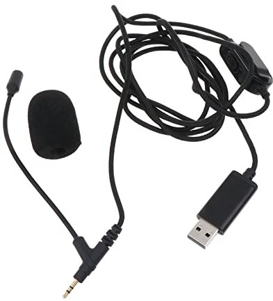 USB Lavalier Microphone USB 2.5MM Microphone Plug & Use Clip-on Lapel Microphone Omnidirectional Condenser Microphone