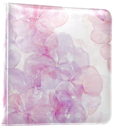 Fotoalbum, bunt, transparent, Blumenmotiv, für Fotos, selbstklebende Seiten, Fotoalbum, 10,2 x 15,2 cm